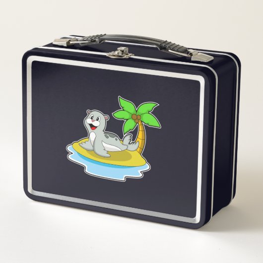 島の封印 メタルランチボックス (正面)