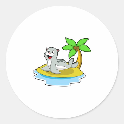 島の封印 ラウンドシール (正面)