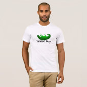 島の少年 海の波 Tシャツ (正面フル)