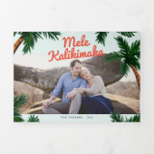 島の挨拶 三つ折りクリスマスカード (カバー)