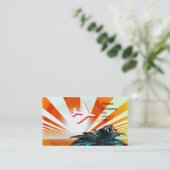 島の旅行 名刺 (スタンド正面)