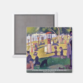 島の日曜日の午後 マグネット (正面/裏面)