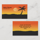 島の日没 名刺 (正面/裏面)