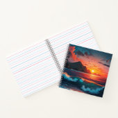 島の日没#1 ノートブック (内部)
