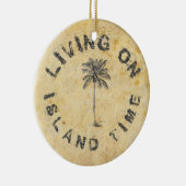 島の時間に住む セラミックオーナメント (右)