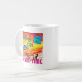 島の時間の生存 コーヒーマグカップ (正面左)