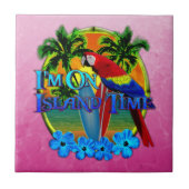 島の時間日没 タイル (正面)