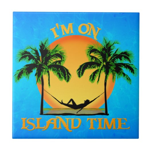 島の時間 タイル (正面)