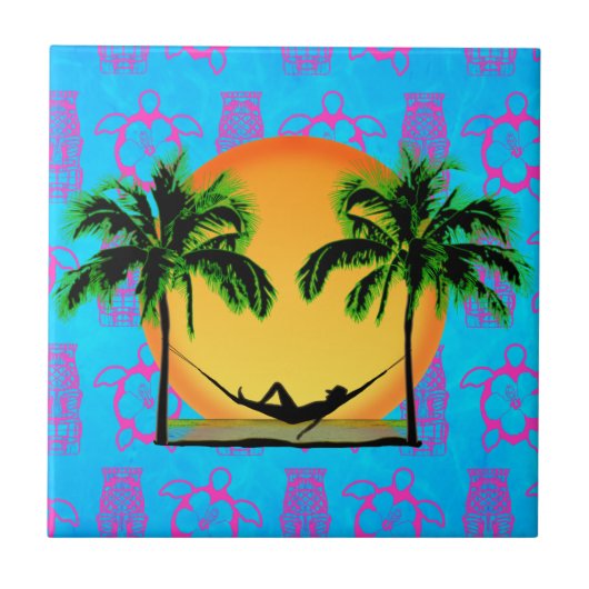 島の時間 タイル (正面)