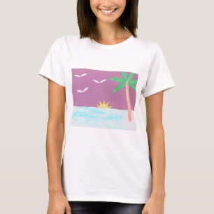 島の景色を望むTシャツ Tシャツ