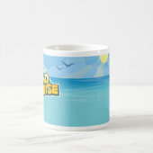 島の楽園場面マグ コーヒーマグカップ (中央)