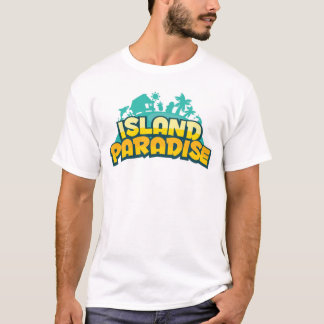 島の楽園-メンズTシャツ Tシャツ
