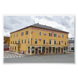 島の池、バーモント、公共図書館、市庁舎 フォトプリント           