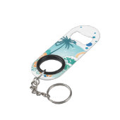 島の波のKeychainの小型栓抜き キーホルダー栓抜き (裏面アングル)