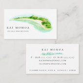 島の海岸 名刺 (正面/裏面)