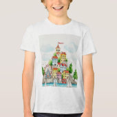 島の町 トライブレンドTシャツ (正面)
