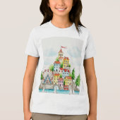島の町 トライブレンドTシャツ (正面)
