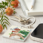 島の綴り キーホルダー (正面右)