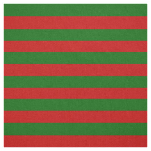 島の緑、明るく赤い柄は、縞で飾ります ファブリック (見本)