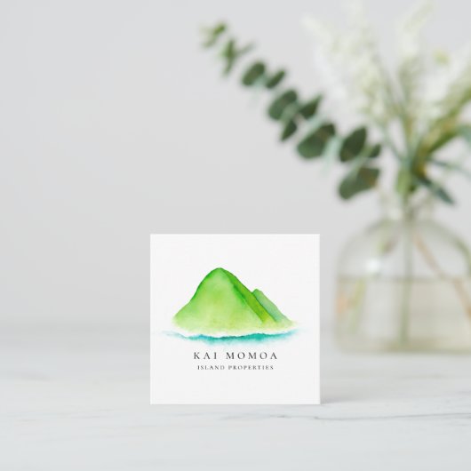 島の脱出 スクエア名刺 (スタンド正面)