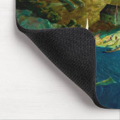 島の葬儀、1939年Newell Convers Wyeth著 マウスパッド (コーナー)