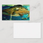 島の葬儀、1939年Newell Convers Wyeth著 名刺 (正面/裏面)