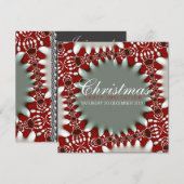 島の部族のクリスマス招待状 招待状 (正面/裏面)