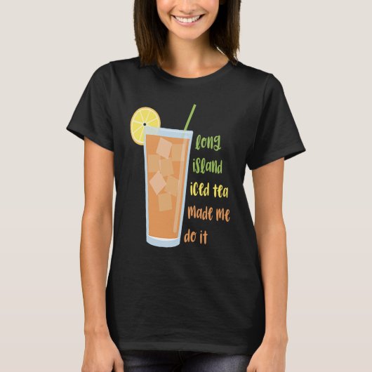 島の長いアイスティーを作ってくれた Tシャツ (正面)