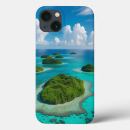 島の雰囲気をそのままに: 熱帯の島々  iPhone 13ケース