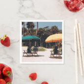 島の風景が広がるカクテルナプキン スタンダードカクテルナプキン (インサイチュ)