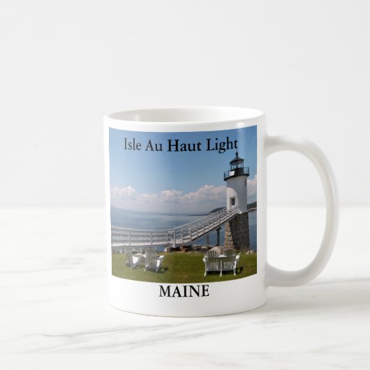島のAuのHautライト、メインのマグ コーヒーマグカップ (右)