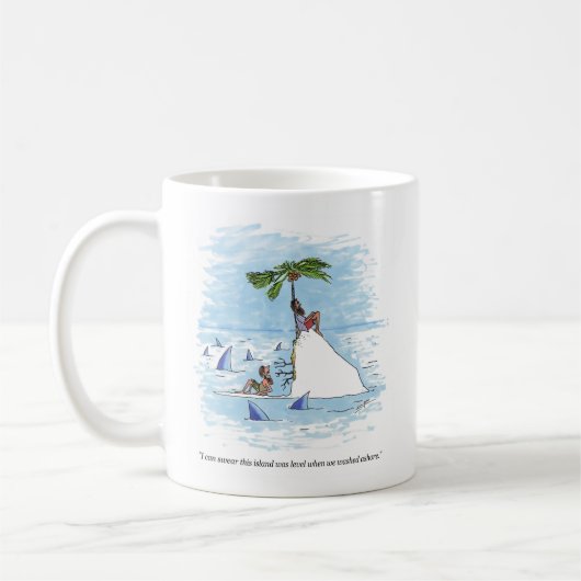 島はレベルコーヒーマグだった コーヒーマグカップ (左)