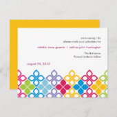 島カリブのの結婚式の日付カードを保存 セーブザデート (正面/裏面)