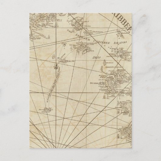 島カリブの諸島、ヴァージン諸島 ポストカード (正面)