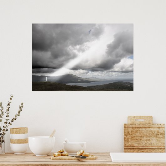 島クロスキャンバス印刷 ポスター (キッチン)