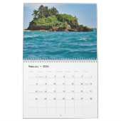 島バケーション恋人2025 カレンダー (2月 2026)