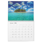 島バケーション恋人2025 カレンダー (1月 2026)