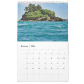 島バケーション恋人2025 カレンダー (2月 2026)