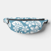 島プルメリアの石板ブルー ファニーパック (レイダウン)