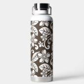 島プルメリア（コーヒーブラウン）ウォーターボトル ウォーターボトル (背面)