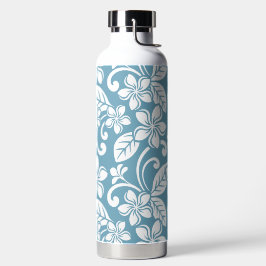 島プルメリア(石板ブルー)ウォーターボトル ウォーターボトル