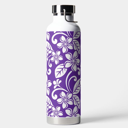 島プルメリア（紫）ウォーターボトル ウォーターボトル (左面)