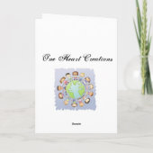 島ロマンス、幸せな記念日 カード (裏面)