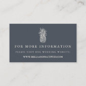 島ヴィンテージパイナップル結婚ズのウェブサイト エンクロージャーカード (正面)