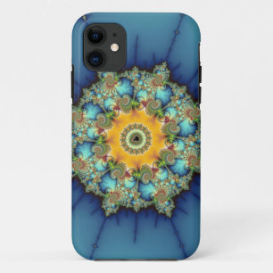 島国的- Mandelbrotの芸術 iPhone 11 ケース