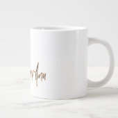 島張柴犬のロープ恋人への贈り物 ジャンボコーヒーマグカップ (右)