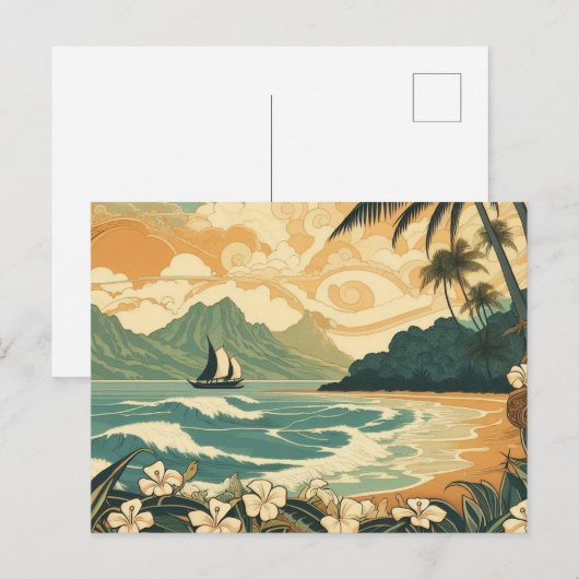 島文化はがき01 ポストカード (正面/裏面)