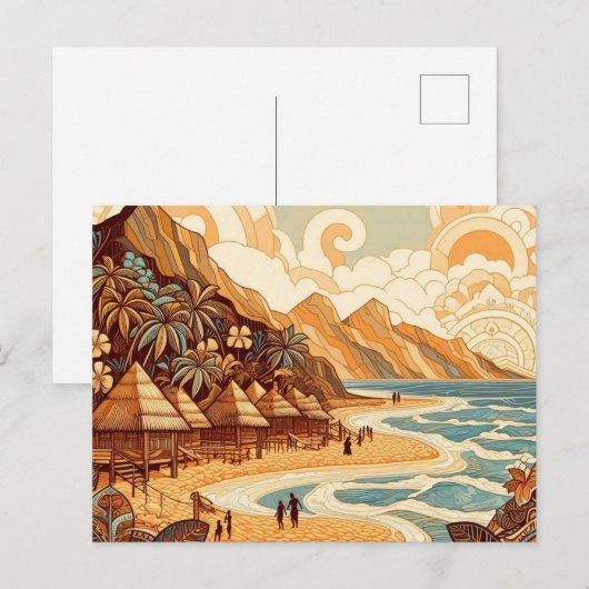 島文化はがき04 ポストカード (正面/裏面)