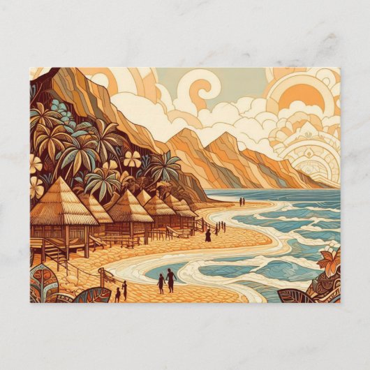 島文化はがき04 ポストカード (正面)