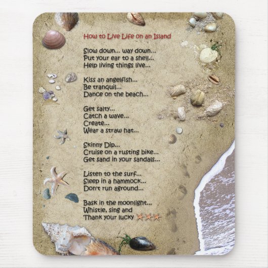 島生活 マウスパッド (正面)